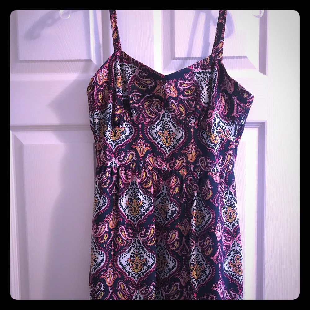 J. Crew Paisley Silk Dress